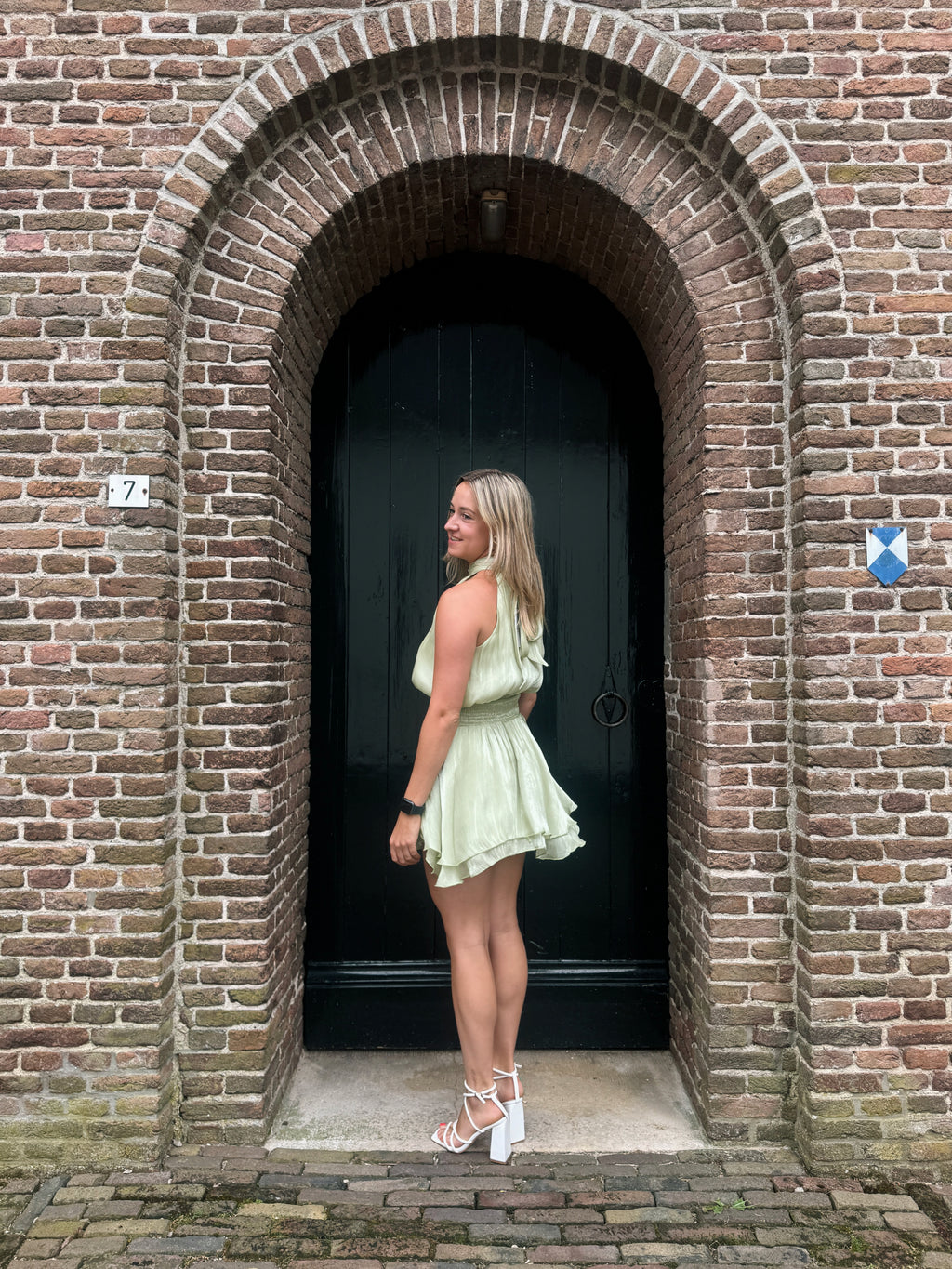 Elin Dress - soft green
