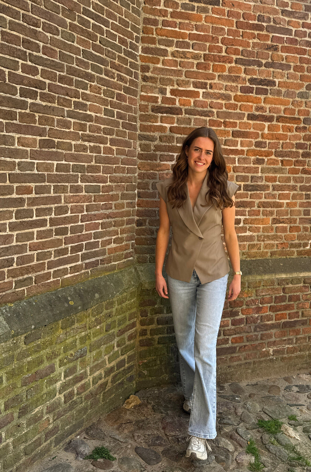 Meike gilet - taupe