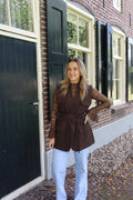 Fleur gilet - bruin