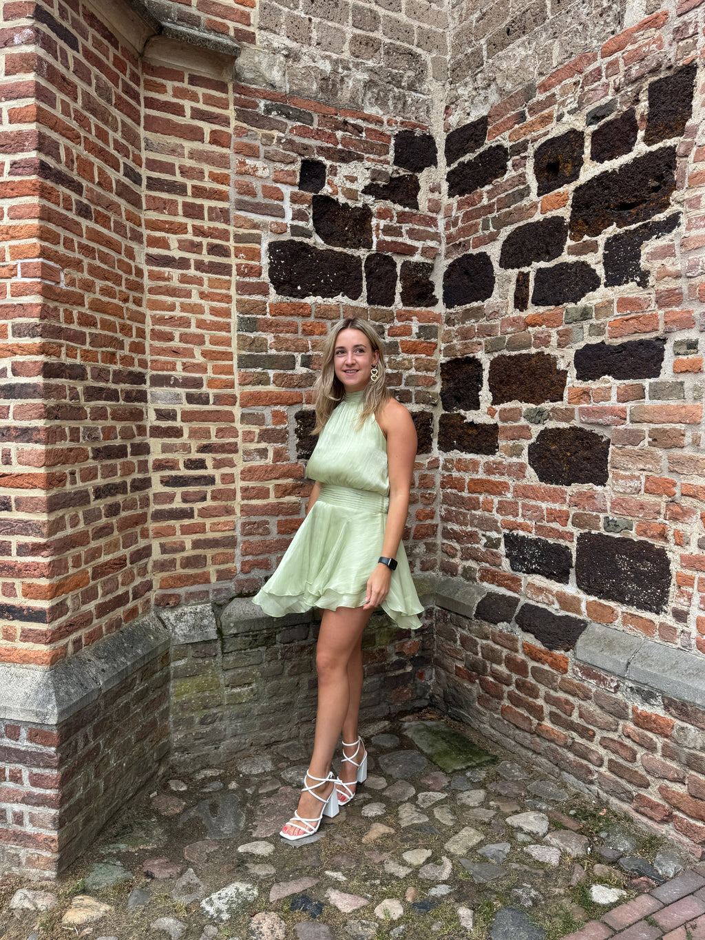 Elin Dress - soft green