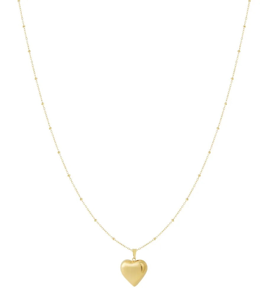 Amour Heart Necklace – Goud