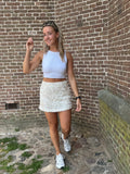 Andrea pailletten skort