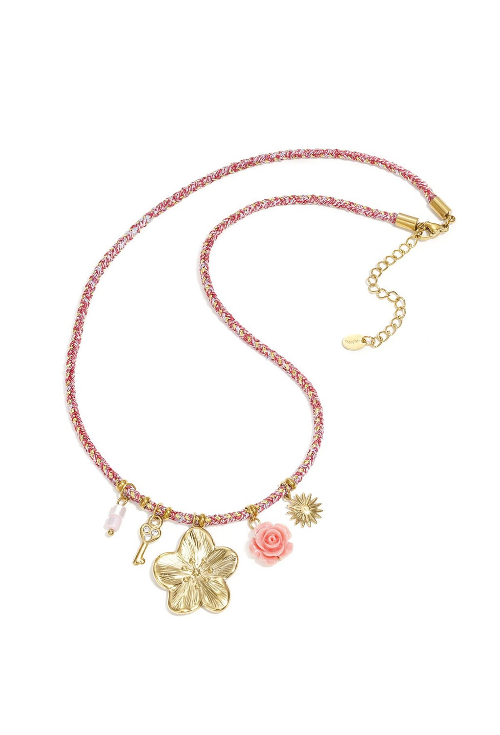 Sunny Rose Charm Ketting