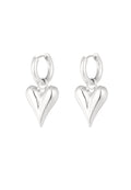 Silver Heart Earrings