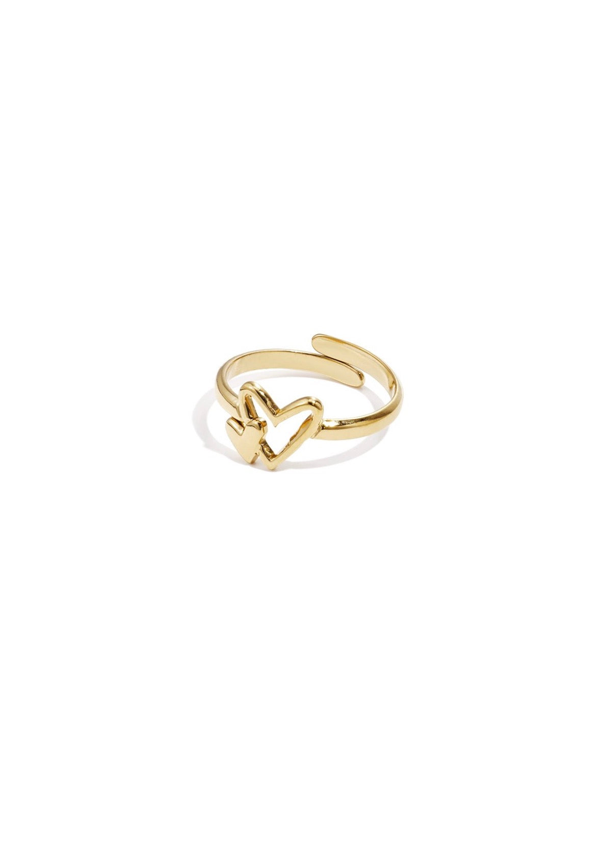 Golden Heart Ring