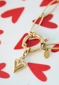 Golden Heart Charm – Goud