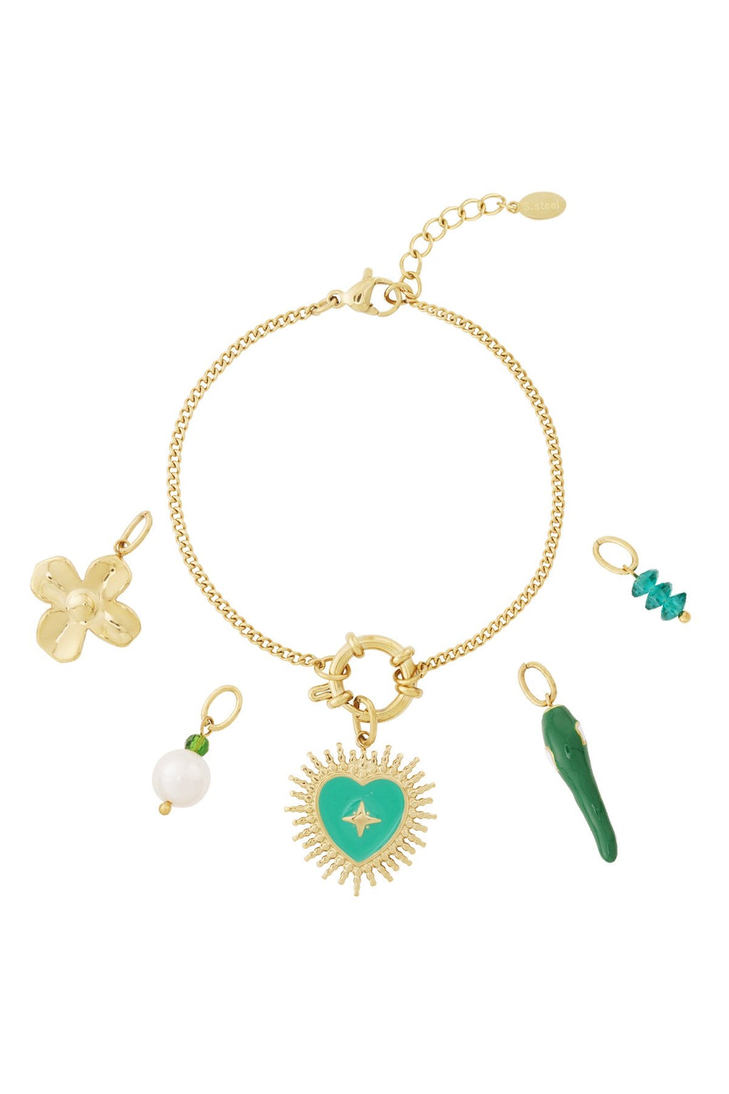 DIY Charm Bracelet – Groen